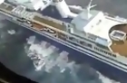 Cruise Ship Caught in a Hurricane