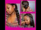 3 Quick Easy Hair Styles w/ Your Sew in or Upart