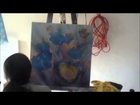 Acrylic speed up painting / Video acelerado de pintura en acrílico :: Claudia Montero