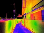 3D Laser Scan Point Cloud Animation, Pacific Centre Mall Parkade Entrance, Robson Street, Vancouver