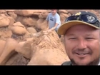 Illegal activity? Men destroy rock formation in Goblin Valley, Utah