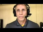 Kuemper Volleyball Coach Keith Stickrod after Harlan Match