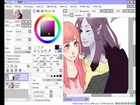 Speed Painting-Princess Bubblegum and Marceline from Adventure Time.