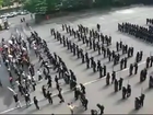 Korean Riot Squads Fend Off Rioters Using Ancient Roman Tactics