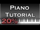 Macklemore & Ryan Lewis - Thrift Shop (Easy) Piano Tutorial [20% speed] (Synthesia)