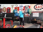 140kg (308lb) Clean and Jerk @ 76kg (168lb)