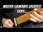 David Gilmour Guitar Lesson (learn 3 awesome licks)