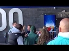 Stadium Brawl Male Jets Fan Punches Female Fan In The Face After Win Over The Patriots